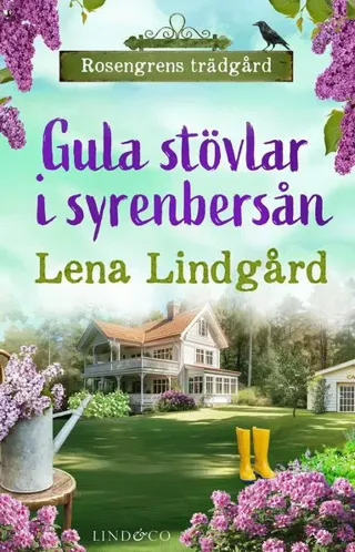 Gula stövlar i syrenbersån