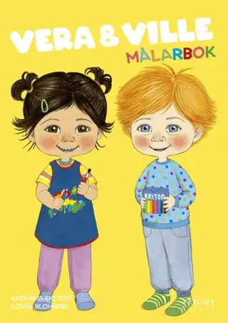 Vera och Ville. Målarbok