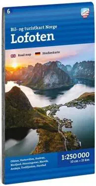 Lofoten Car and tourist map