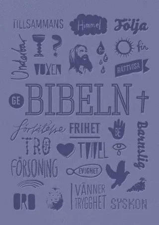 Svenska Folkbibeln 2015 : Slimline Blå Konfirmandbibeln