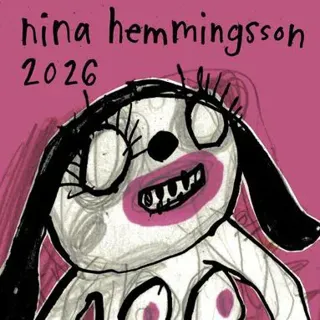 Väggkalender 2026 Nina Hemmingsson Almanacka