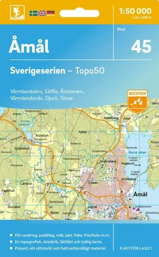 45 Åmål Sverigeserien Topo50