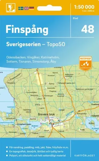 48 Finspång Sverigeserien Topo50