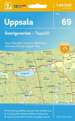 69 Uppsala Sverigeserien Topo50