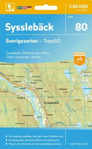 80 Sysslebäck Sverigeserien Topo50