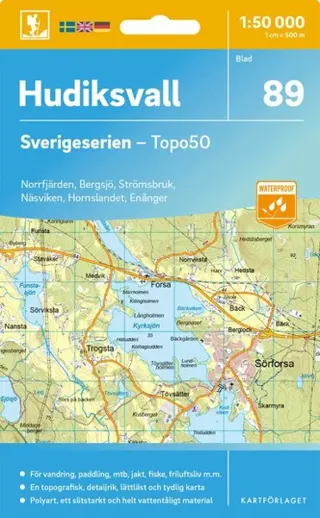 89 Hudiksvall Sverigeserien Topo50