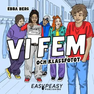 Vi fem och klassfotot