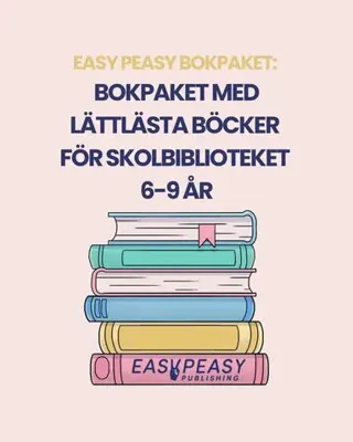 Bokpaket med lättlästa böcker för skolbiblioteket 6-9 år