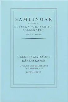 Gregers Matssons räkenskaper