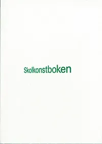 Skolkonstboken