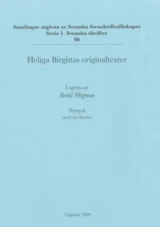 Heliga Birgittas originaltexter