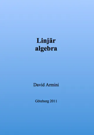 Linjär algebra