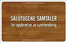 Salutogene samtaler : for opplevelse av sammenheng