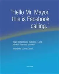 'Hello Mr. Mayor, this is Facebook calling' : vägen till Facebooks etablering i Luleå, från Karl Petersens synvinkel