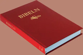 Svenska Folkbibeln 2015 Slimline, röd i hårdpärm