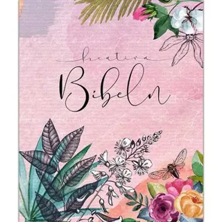 Kreativ Bibel i rosa hårdpärm