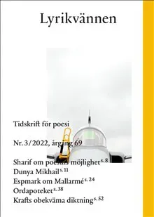 Lyrikvännen 3(2022)