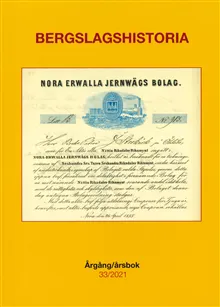 Bergslagshistoria. Årgång/årsbok 33/2021