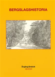 Bergslagshistoria. Årgång/årsbok 36/2024