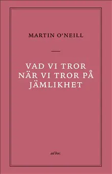 Vad vi tror när vi tror på jämlikhet