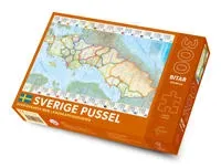 Sverige med landskap pussel 300 bitar