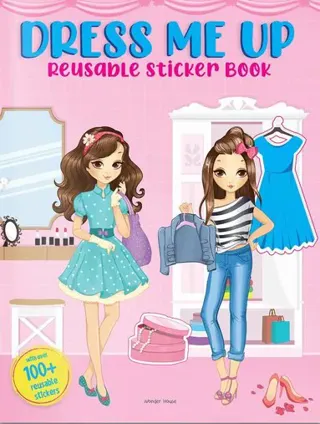 Dress Me Up Reusable Sticker Book For Chindren