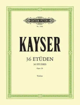 36 Studies Op. 20 for Violin