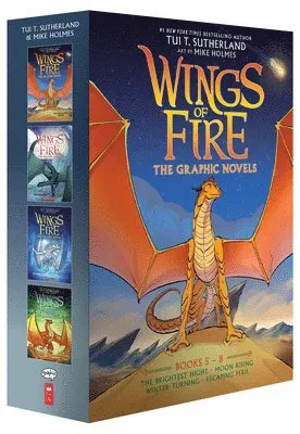 Wings of Fire #5-#8: A Graphic Novel Box Set (Wings of Fire Graphic Novels #5-#8)