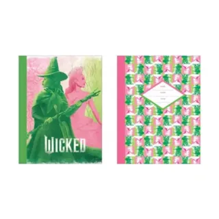Wicked Pink & Green Composition Notebook Set (Set of 2)