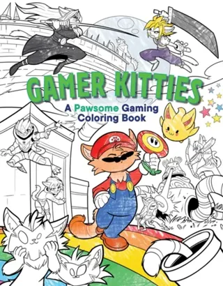 Gamer Kitties Coloring