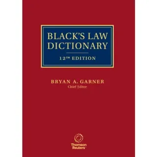 Blacks Law Dictionary