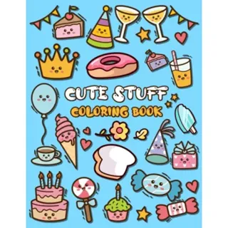 Cute Stuff Coloring Book
