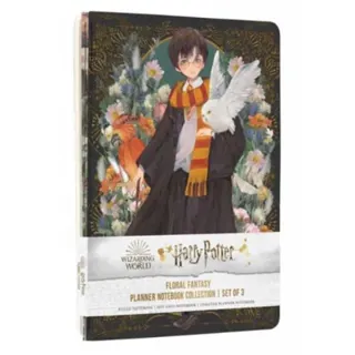 Harry Potter: Floral Fantasy Planner Notebook Collection (Set of 3)